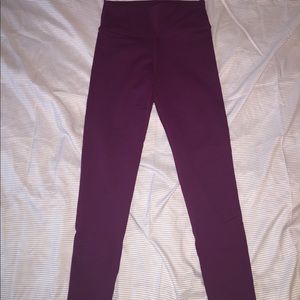 Fabletics High Waisted Maroon Leggings